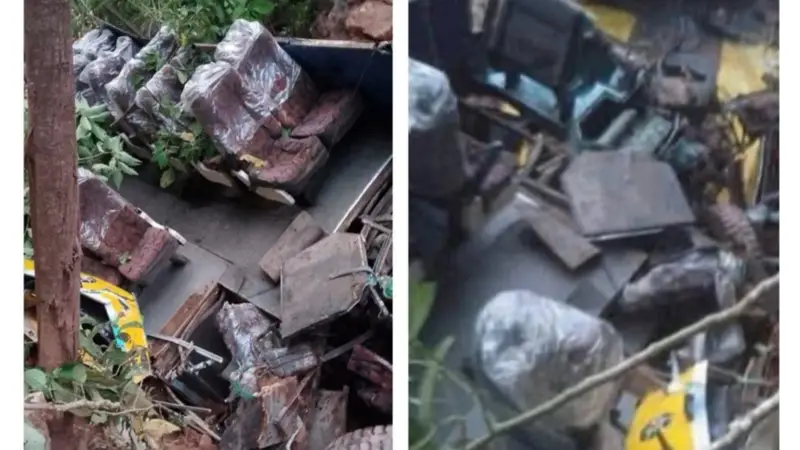 Bus cae a un barranco y deja varios muertos y heridos en La Paz