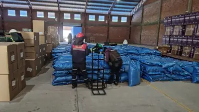 Oruro: Incautan más de 53 toneladas de sustancias químicas y activan investigación por narcotráfico