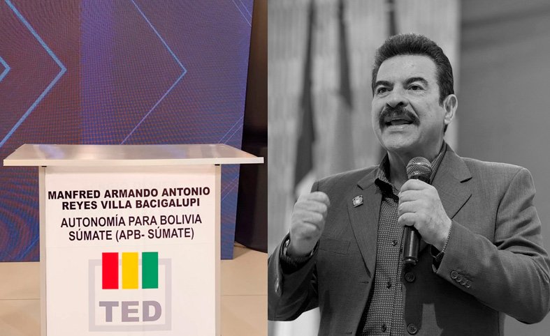 Cochabamba: Ausencia de Reyes Villa en debate provoca protestas y retiro momentáneo de dos candidatos