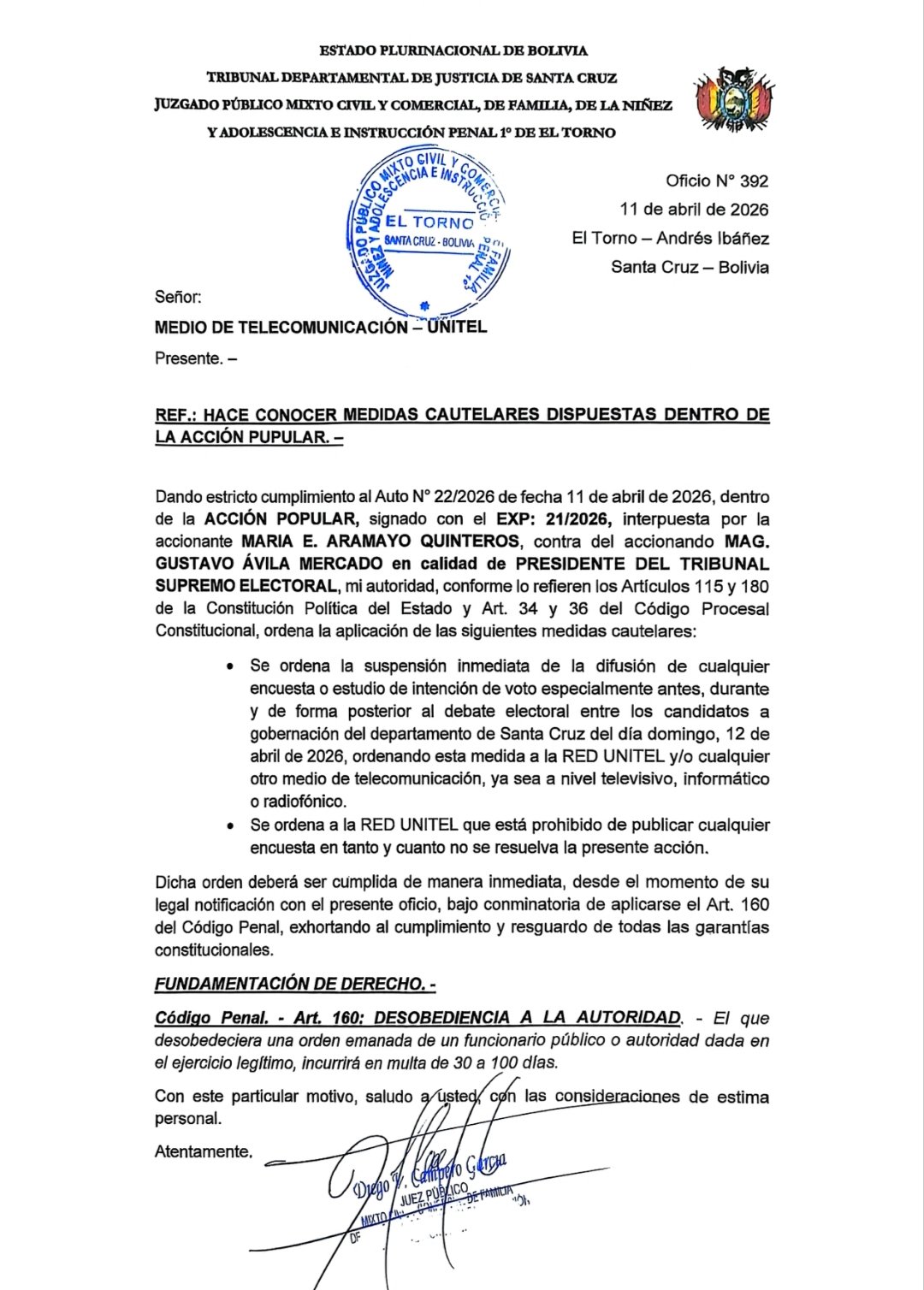 Denuncian acción judicial que busca impedir difusión de encuesta y advierten riesgo para la libertad de prensa
